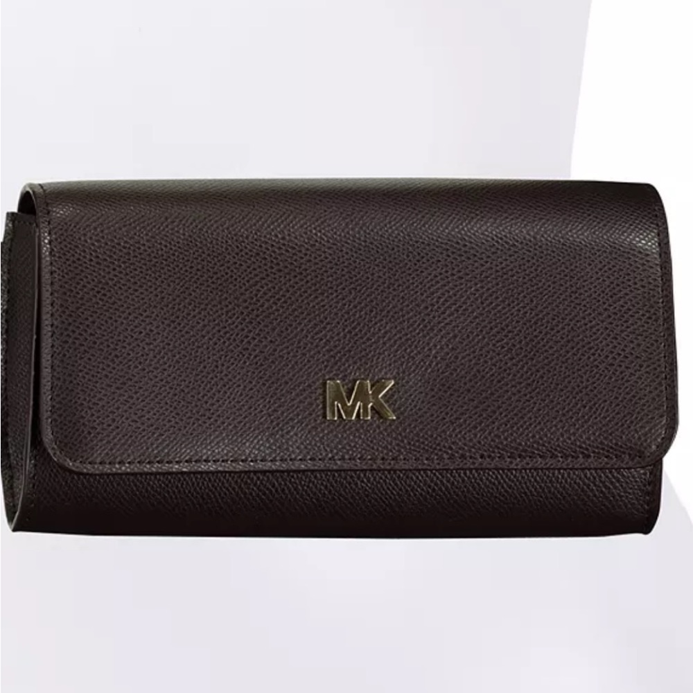 NWT-Michael Kors Saffiano Leather Logo Fanny Pack